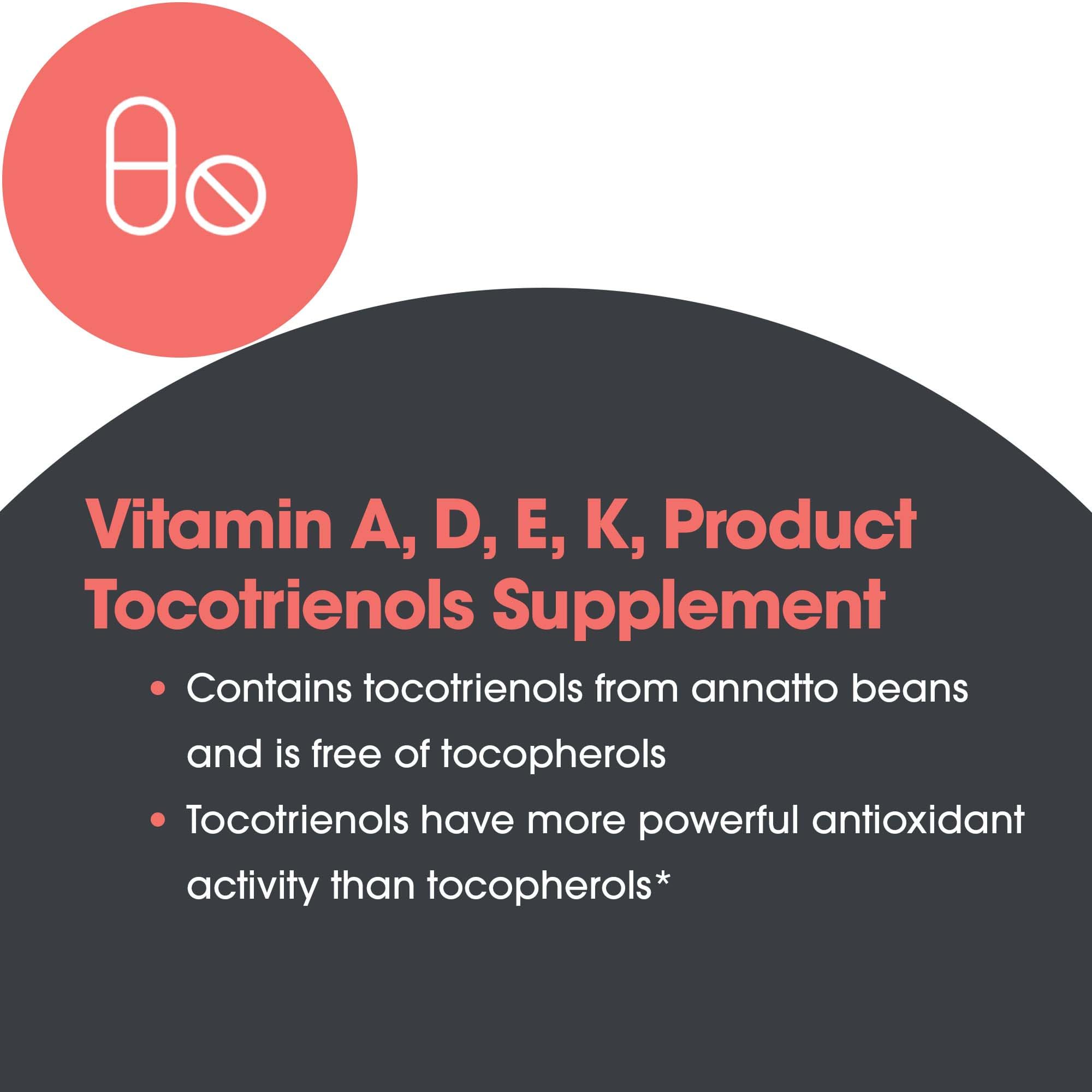 Allergy Research Group Delta-Fraction Tocotrienols – 125 mg Vitamin E, 90 Softgels