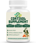 Suiyilary Cortisol Supplement for Women & Men – Hormone Balance, Mood & Sleep Support, 60 Vegan Capsules