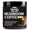 Suiyilary Mushroom Coffee – 10-Mushroom Blend (Lion's Mane, Reishi, Cordyceps) for Energy, Focus & Immunity 150g
