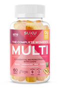 SUKU Vitamins Complete Women's Multi with Boron & K2 – Pineapple Peach Gummies (60 ct)