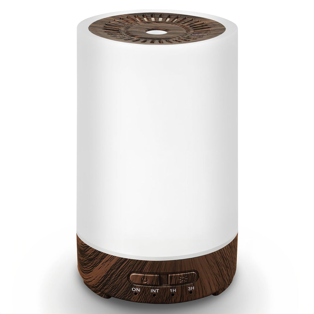 SUMAMAVIA Essential Oil Diffuser 150ML – 3-in-1 Portable Humidifier, 7-Color LED