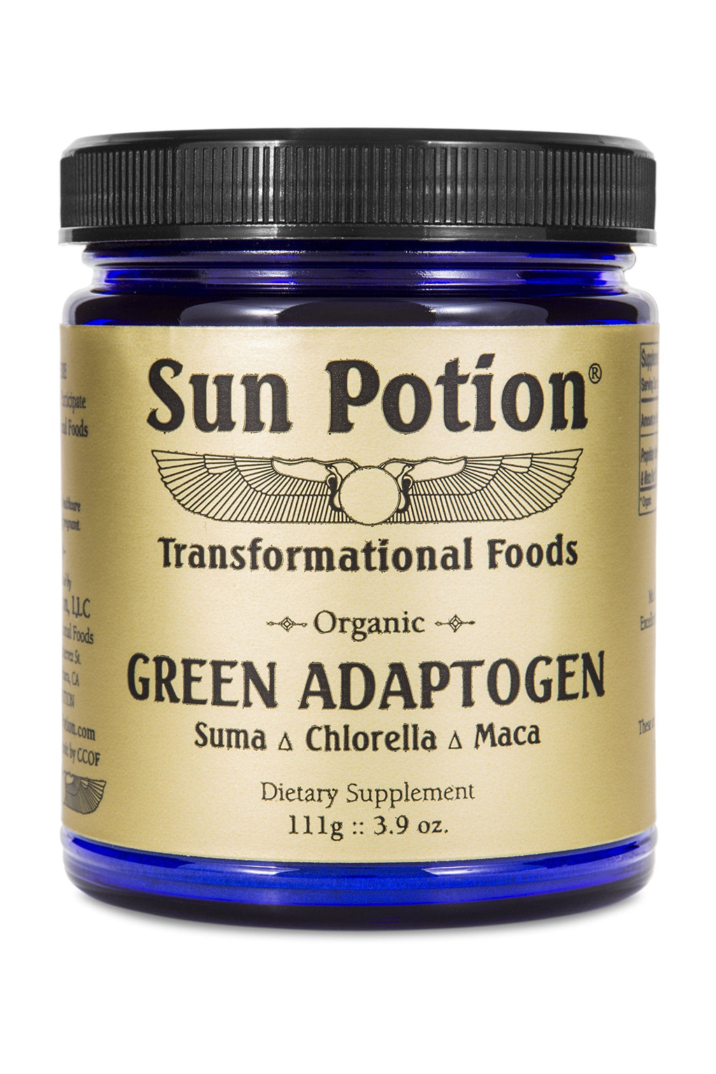 Sun Potion Green Adaptogen Powder 111g | Activate Energy & Balance