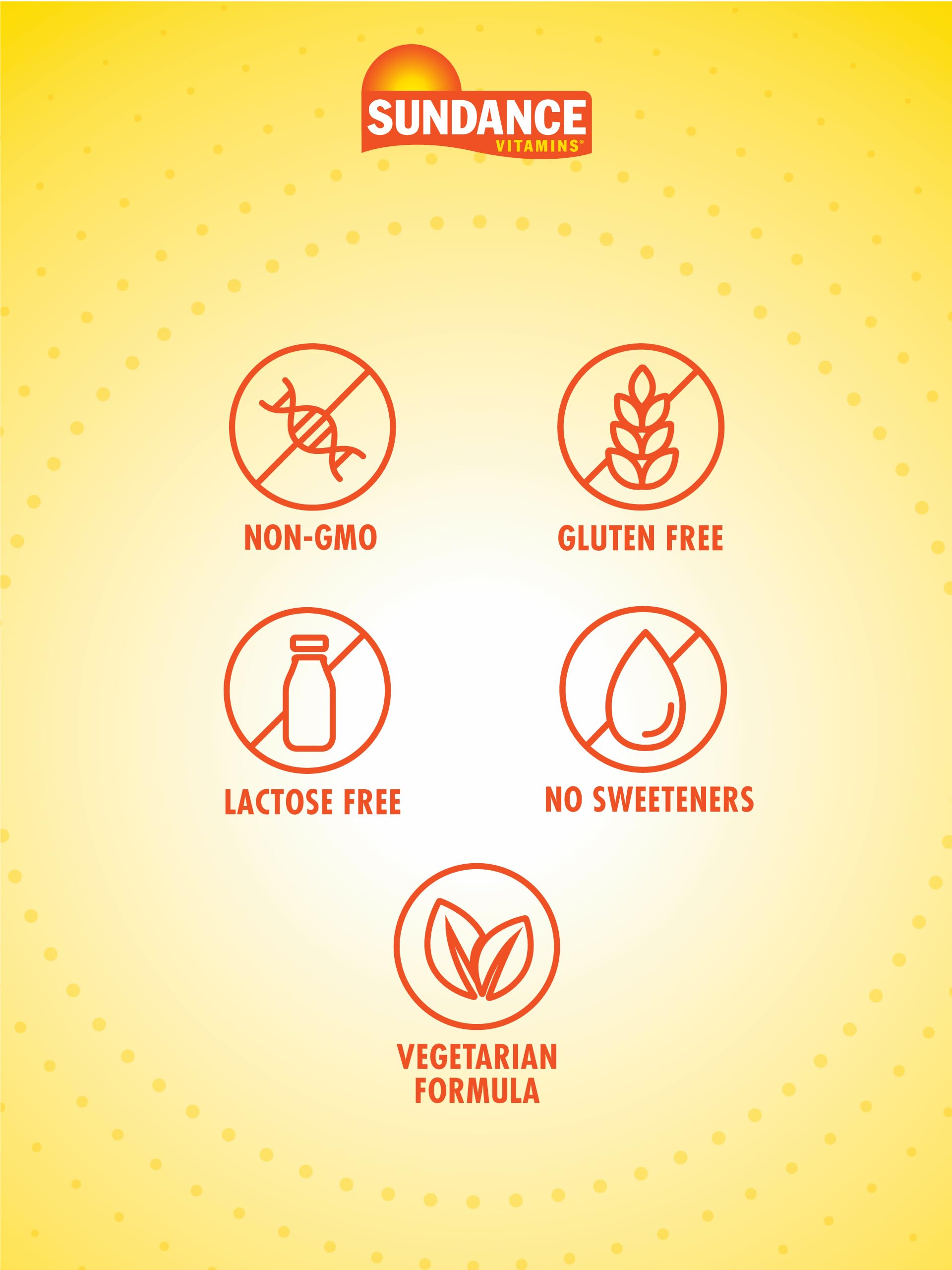 Sundance Calcium 600mg with Vitamin D3 - 60 Caplets | Vegetarian, Non-GMO, Gluten Free