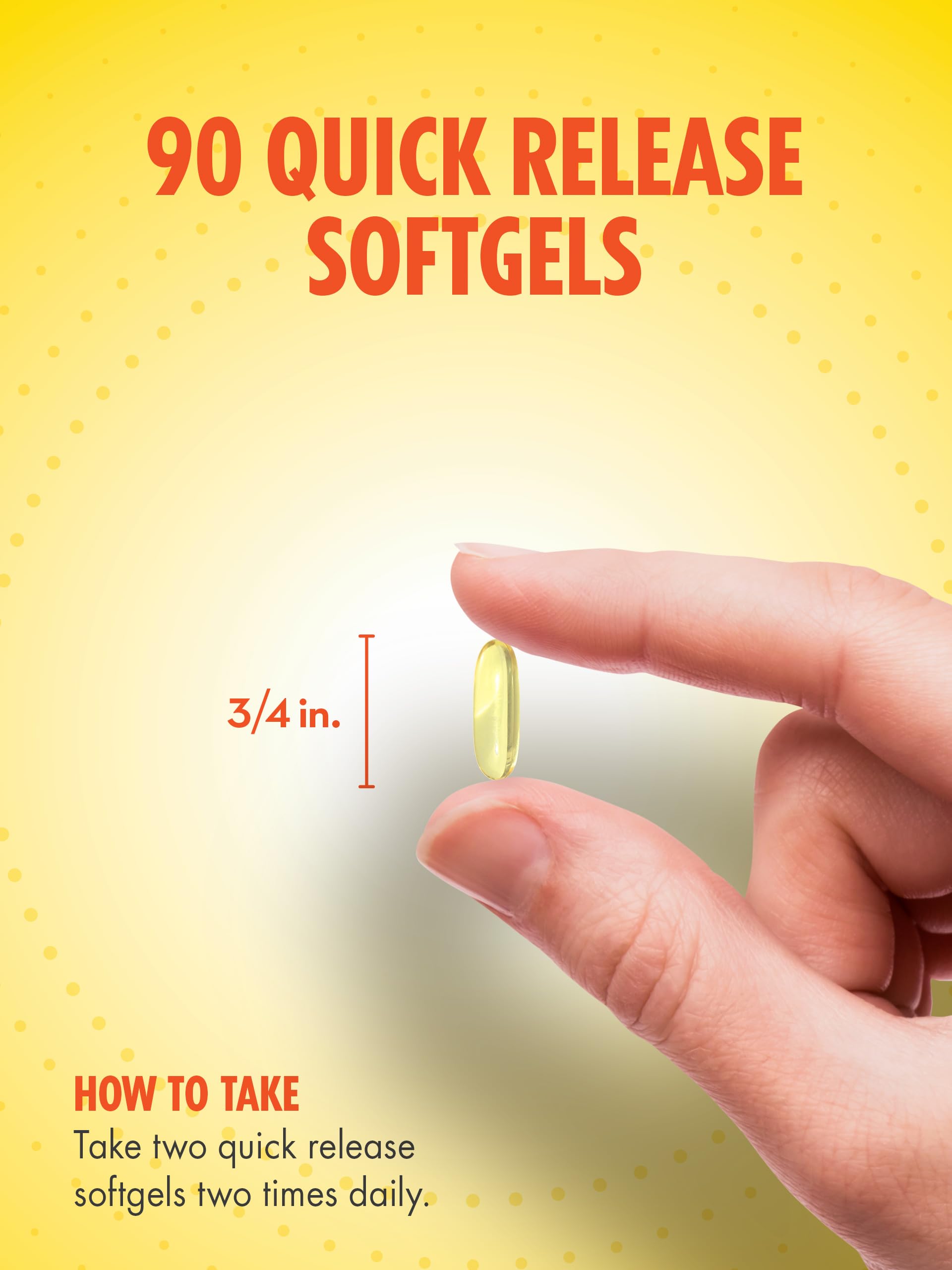 Sundance Fish Oil Softgels 1200mg - 360mg Omega-3, Lemon | Non-GMO & Gluten Free