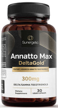 Sunergetic Annatto Tocotrienols 300mg with DeltaGold – Vitamin E for Liver, Heart & Immune Health