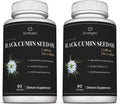 Sunergetic Black Cumin Seed Oil Softgels – 1,000mg per Serving | Pack of 2 (90 Softgels Each)