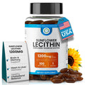 Sunflower Lecithin 1200 MG – 100 Softgels | Pure Non-GMO Soy-Free