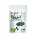 Sunfood Chlorella Spirulina Tablets - Vegan Green Algae Supplement, 4 oz