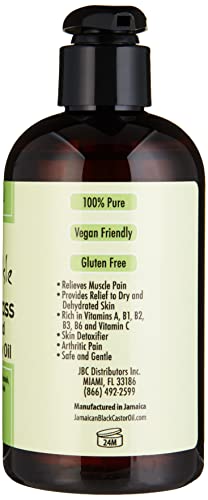 Sunny Isle Lemon Grass Massage & Aromatherapy Oil - Brown, 8 Fluid Ounce