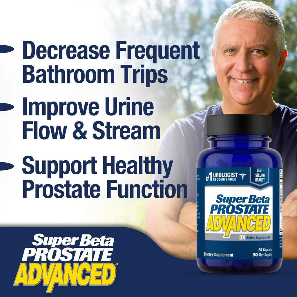 Super Beta Prostate Advanced: Prostate Support with Beta Sitosterol (2-Pack)