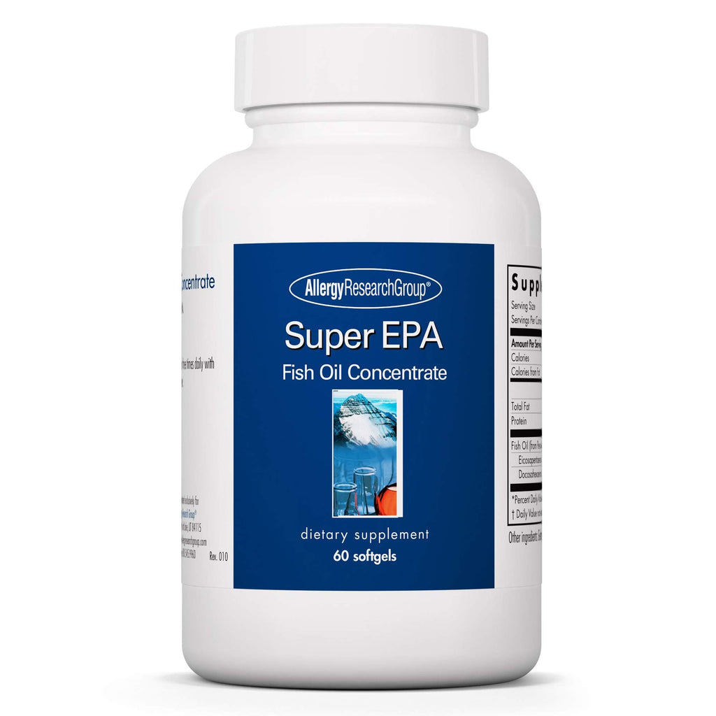 Allergy Research Group Super EPA - Omega-3 Fish Oil (EPA & DHA) | 60 Count