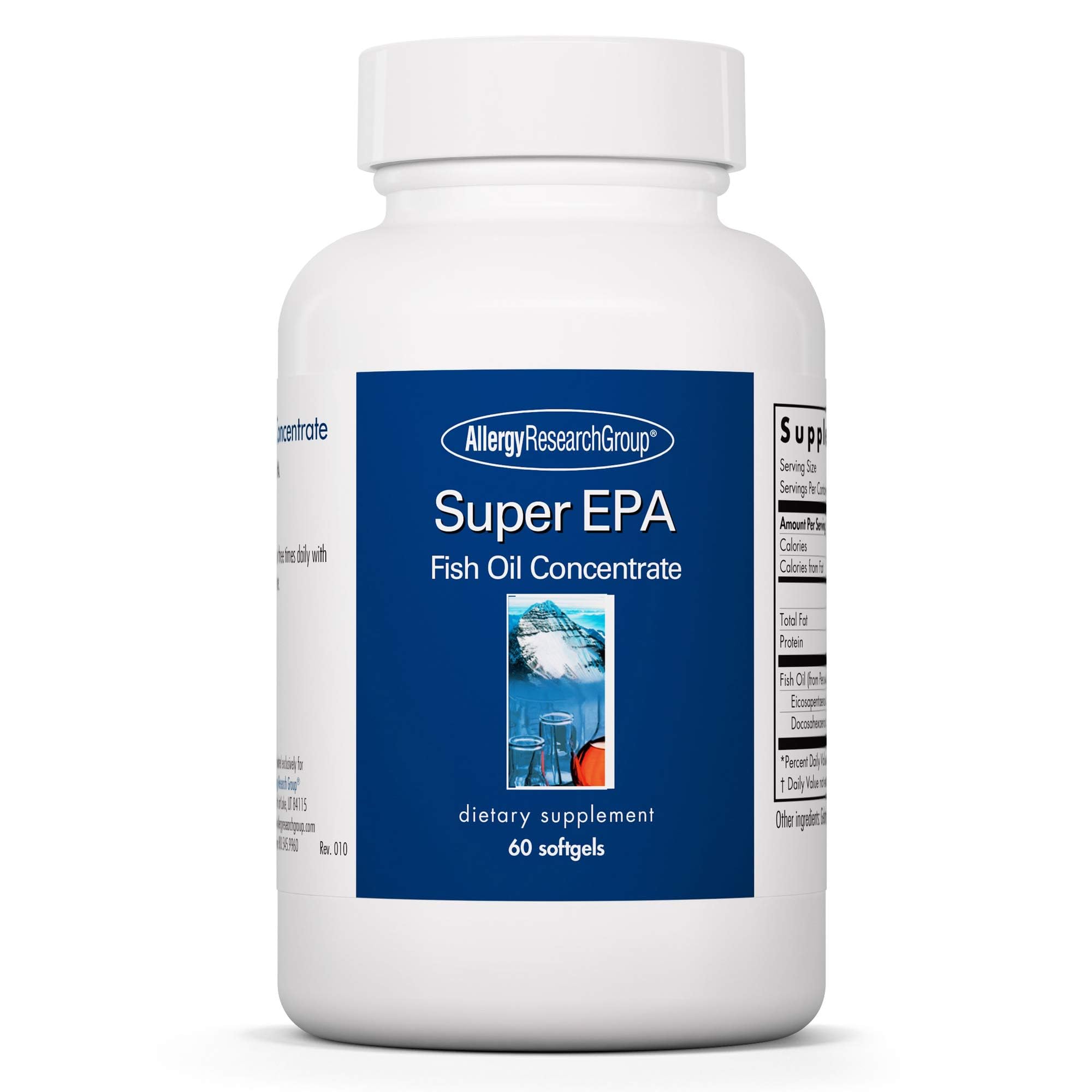 Allergy Research Group Super EPA - Omega-3 Fish Oil (EPA & DHA) | 60 Count