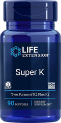 Super K with Advanced K2 Complex - 90 ct | Life Extension