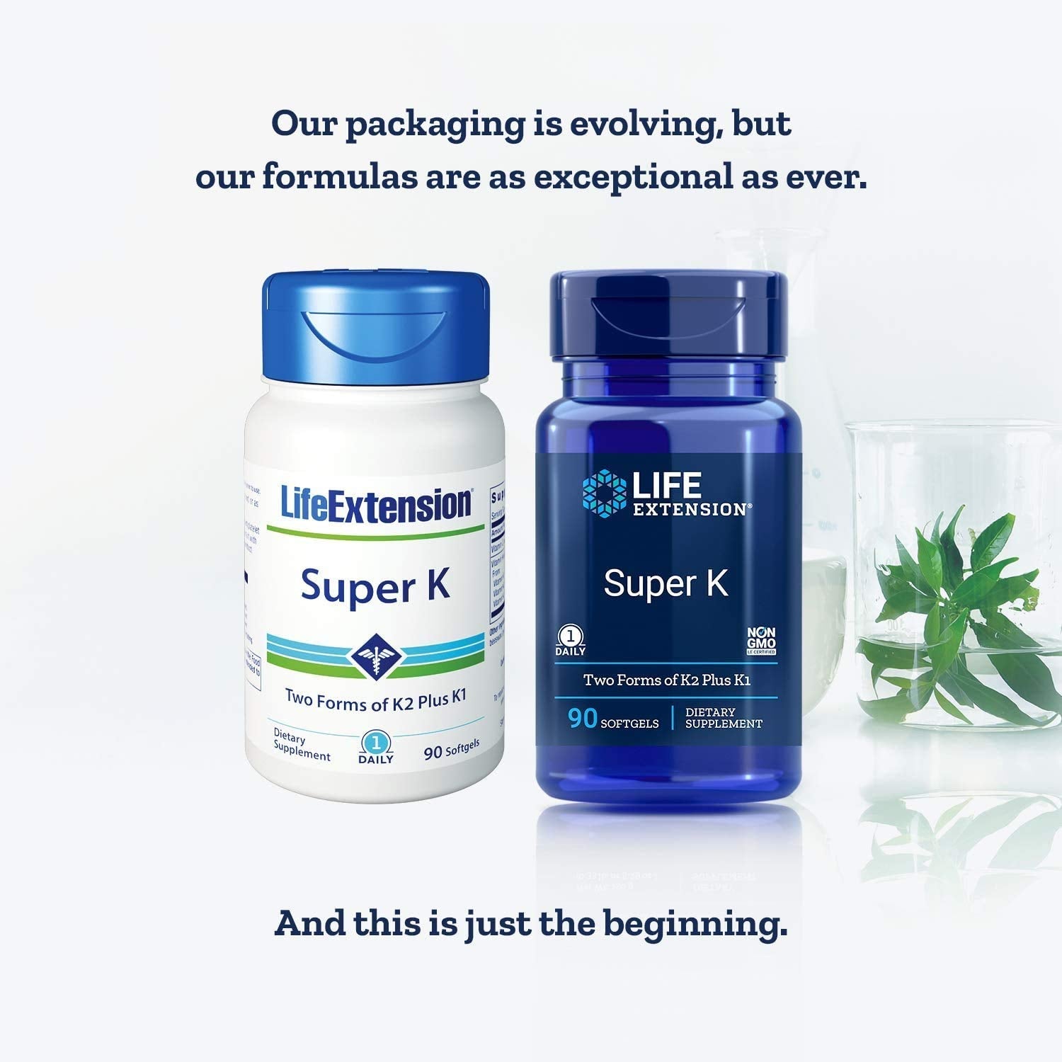 Super K with Advanced K2 Complex - 90 ct | Life Extension