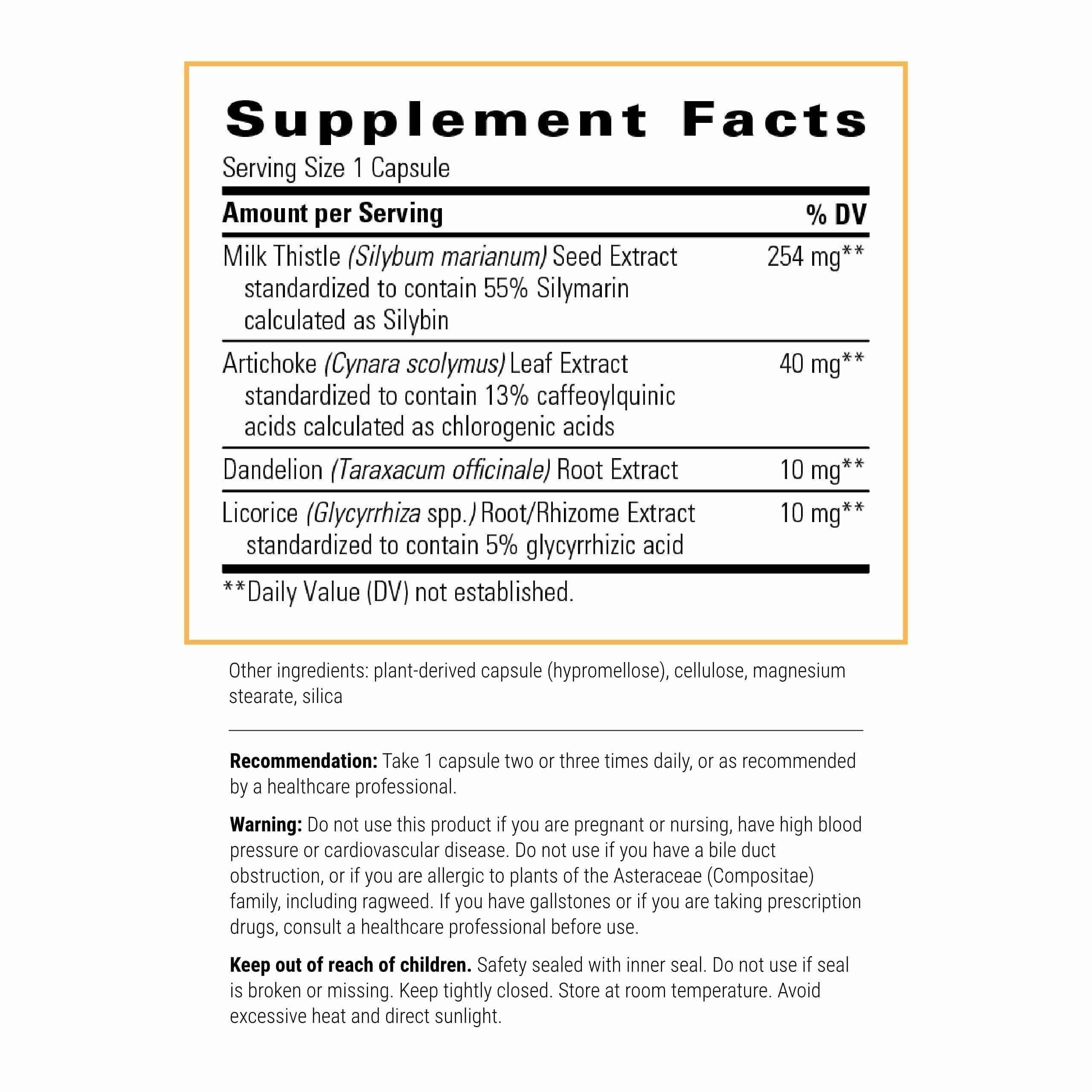 Integrative Therapeutics Super Milk Thistle X – Liver Health Support, 120 Capsules
