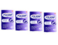 Super Poligrip Comfort Seal Denture Adhesive Strips – 40 Count (Pack of 4)