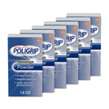 Super Poligrip Extra Strength Denture Adhesive Powder – 1.6 oz, 6-pack
