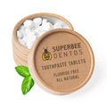 SuperBee Dentos Toothpaste Tablets - 100 Tabs, Fluoride Free, Eco Friendly, Spearmint