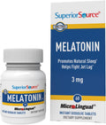 Superior Source Melatonin 3 mg for Adults - Sleep Support with Chamomile
