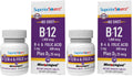 Superior Source No Shot B-12 1000 mcg + B-6, Folic Acid & D-3 1000 IU – Sublingual Tablets (Pack of 2)