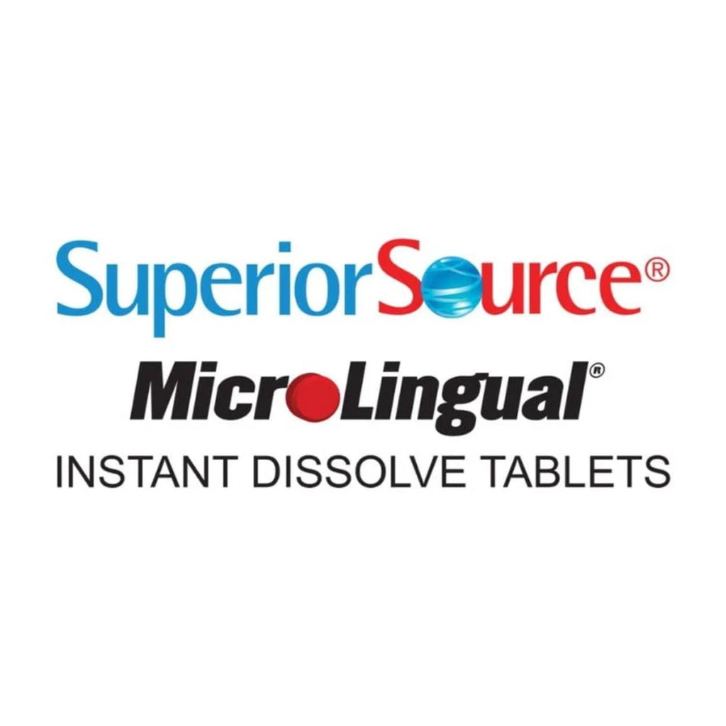 Superior Source No Shot B-12 1000 mcg + B-6 & Folic Acid 800 mcg – Sublingual Tablets, Pack of 2 (60 Tablets Per Bottle) – Supports Brain & Heart Health