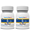 Superior Source Vitamin D3 1000 IU | Quick-Dissolve MicroLingual Tablets | Pack of 2