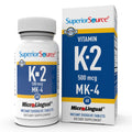Vitamin K2 MK-4 500 mcg Sublingual - 60 Tablets