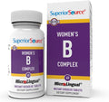 Superior Source Women's B Complex – Energy Support Multivitamin with B12 & B3 (60 Sublingual Tablets)