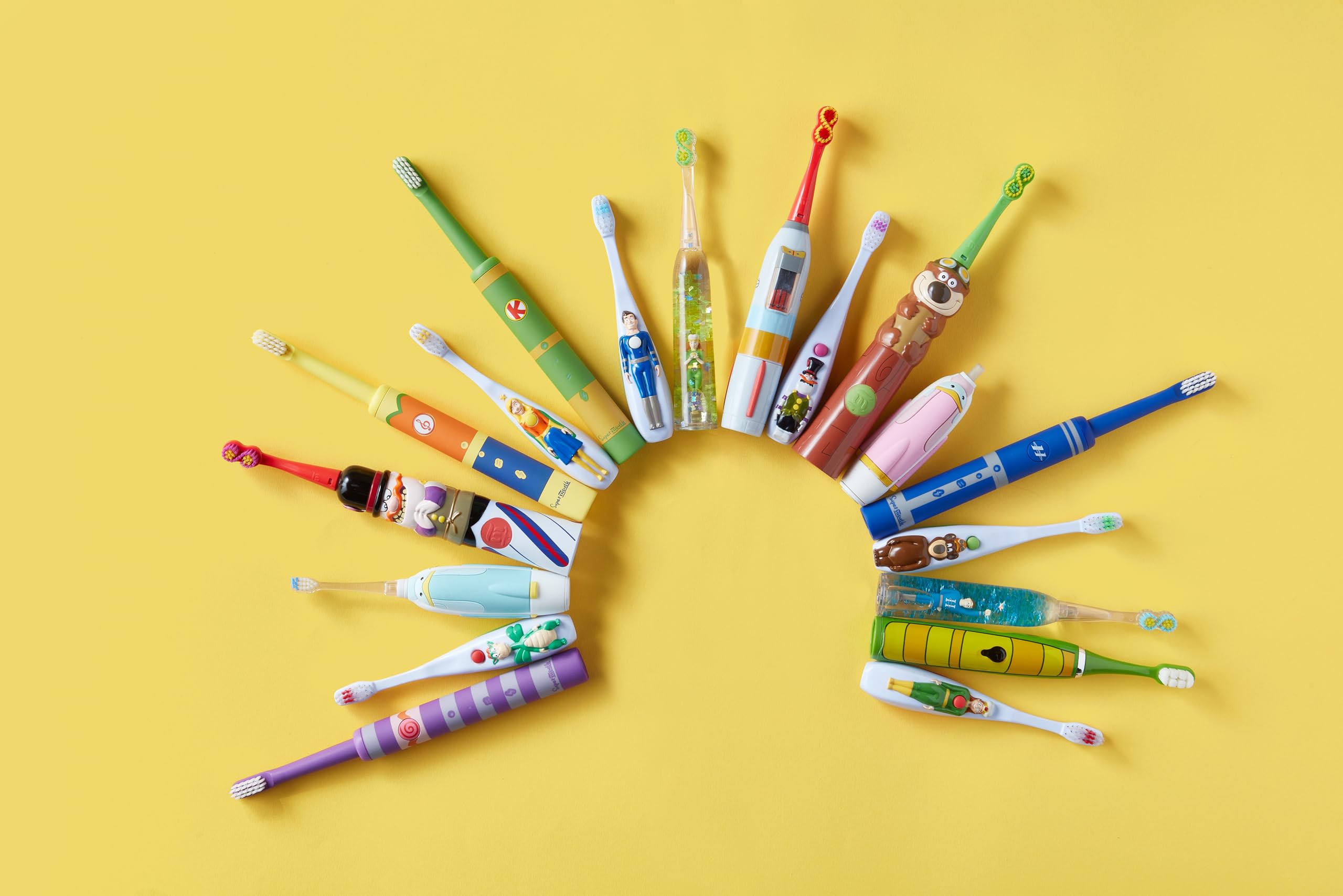 SuperMouth Musical Sonic Toothbrush for Kids (Ages 2-12) - 4 Songs, 2-Min Timer, AR Brushing Tutor