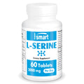 Supersmart L-Serine 2000mg Daily – 60 Tablets | Non-GMO & Gluten Free