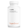 Supersmart L-Lysine 6000mg – High Strength Essential Amino Acid | Non-GMO, Gluten Free, 180 Vegetarian Capsules