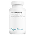 Supersmart - Pancreatin 10X 4000 per Day (Extra Strength) - Digestive Enzymes Supplement - with Protease, Lipase, Amylase, Trypsin - Healthy Digestion Support | Non-GMO & Gluten Free - 120 DR Capsules