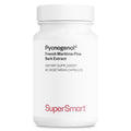 Supersmart Pycnogenol 200mg/day – French Pine Bark Extract, 60 Vegetarian Capsules | Patented & Highly Bioavailable | Non-GMO & Gluten Free
