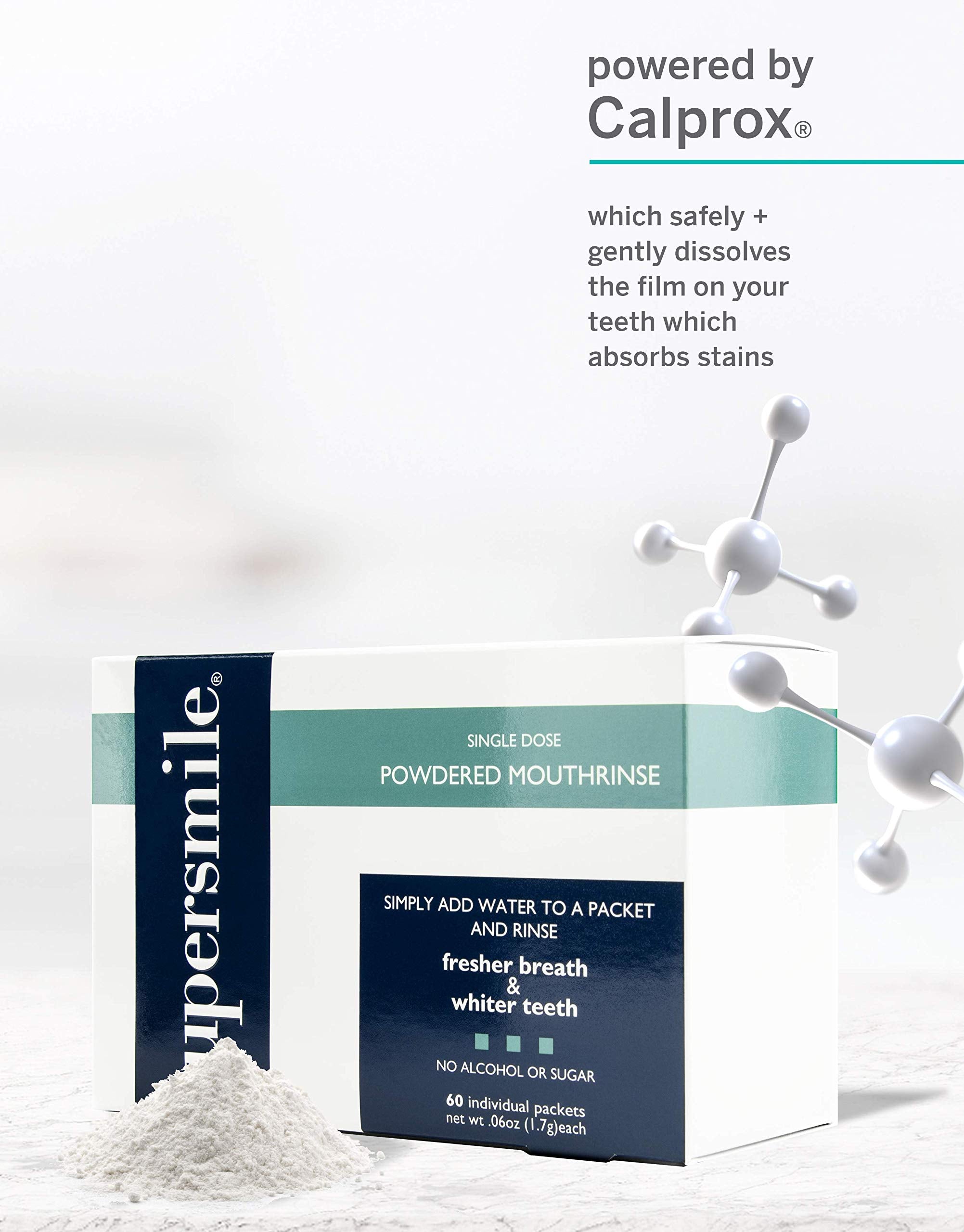 Supersmile Powdered Mouth Rinse – 60 Packets, 0.06 oz