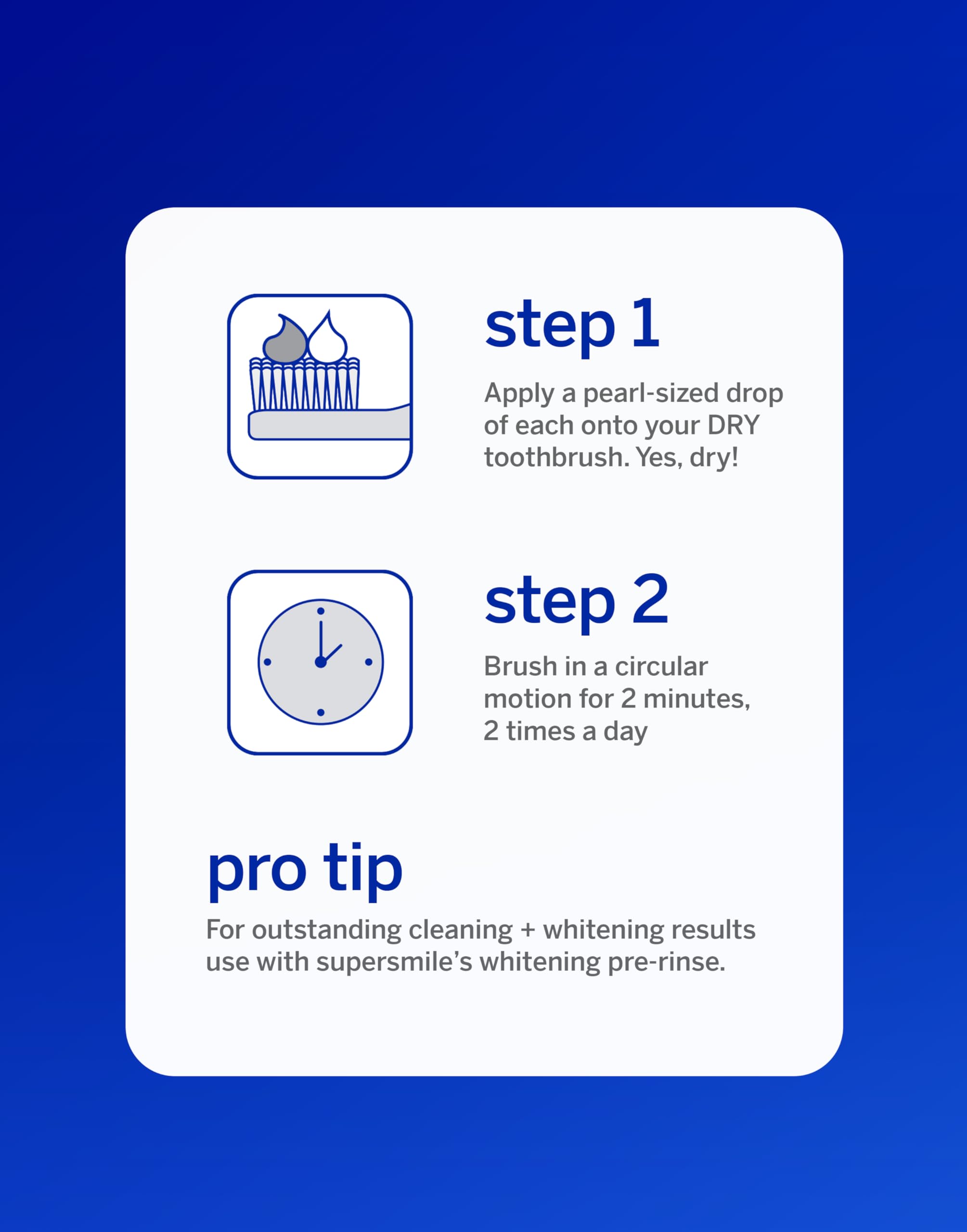 Supersmile Teeth Whitening System - Whitening Toothpaste & Accelerator | Up to 7 Shades