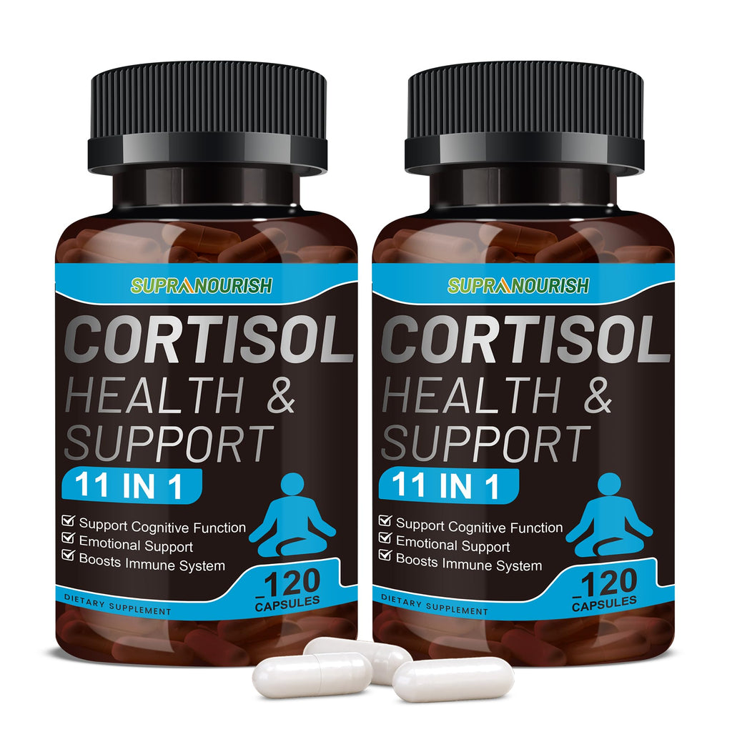 SUPRANOURISH Cortisol Manager – 11-in-1 Cortisol Support, 240 Capsules