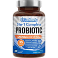 Surebounty Probiotics 120B CFU – 3-in-1 Digestive Support (30 Caps)