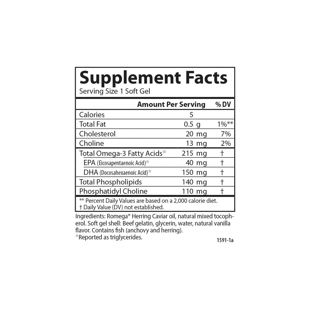 Carlson Mom's DHA with Choline – 3:1 DHA:EPA, 60 Softgels
