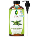 SVA Amla Oil Organic - 16 oz Cold-Pressed Amla Carrier Oil for Hair, Skin & Body