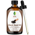 SVA Black Seed Oil - 4 Oz | Cold-Pressed Nigella Sativa Carrier Oil with Dropper