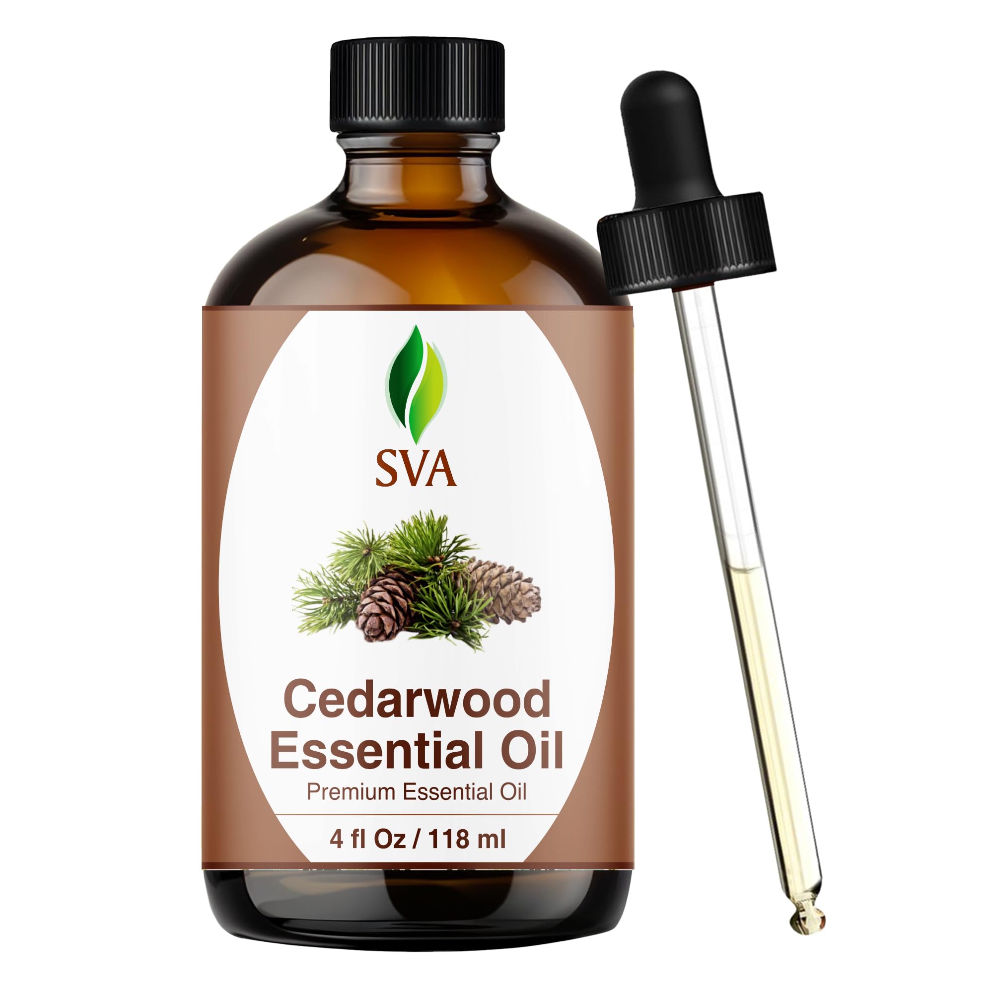 SVA Cedarwood Essential Oil 4oz – 100% Natural Cupressus Funebris