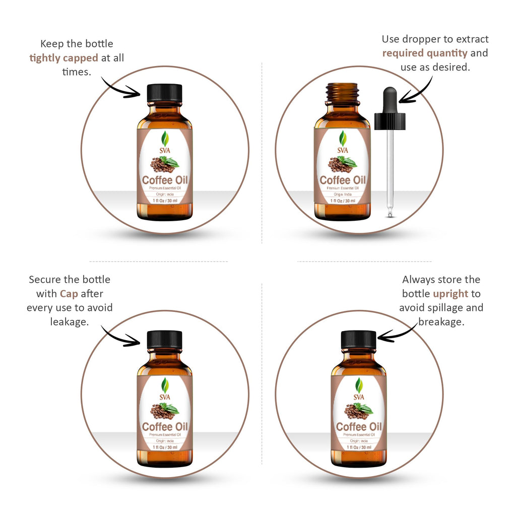 SVA Coffee Essential Oil – 1 Fl Oz – 100% Natural Coffee Oil