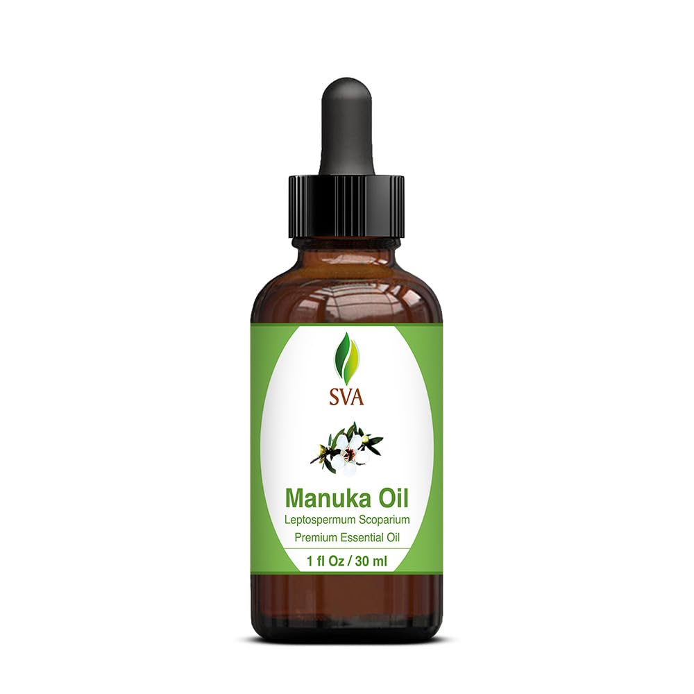 SVA Manuka Essential Oil – 1 Fl Oz | 100% Natural Manuka Oil for Diffuser, Skin & Hair Care