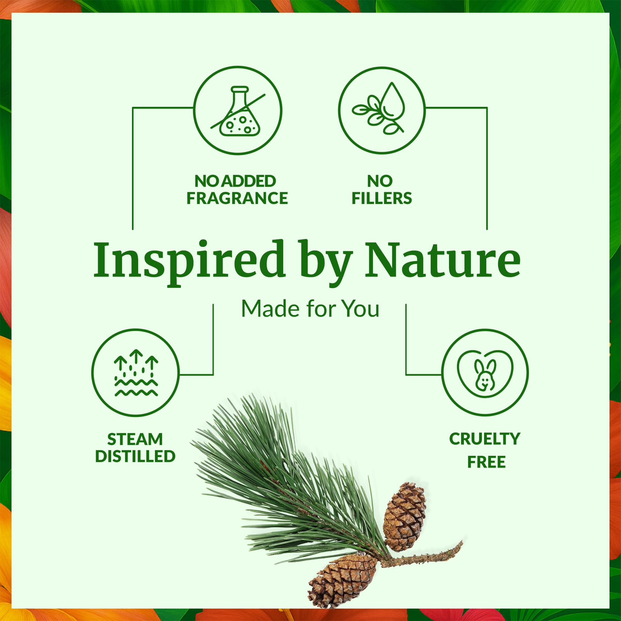 SVA Pine Needle Essential Oil – 4 Oz | 100% Natural Pine Needle Oil for Diffuser, Hair & Skin Care