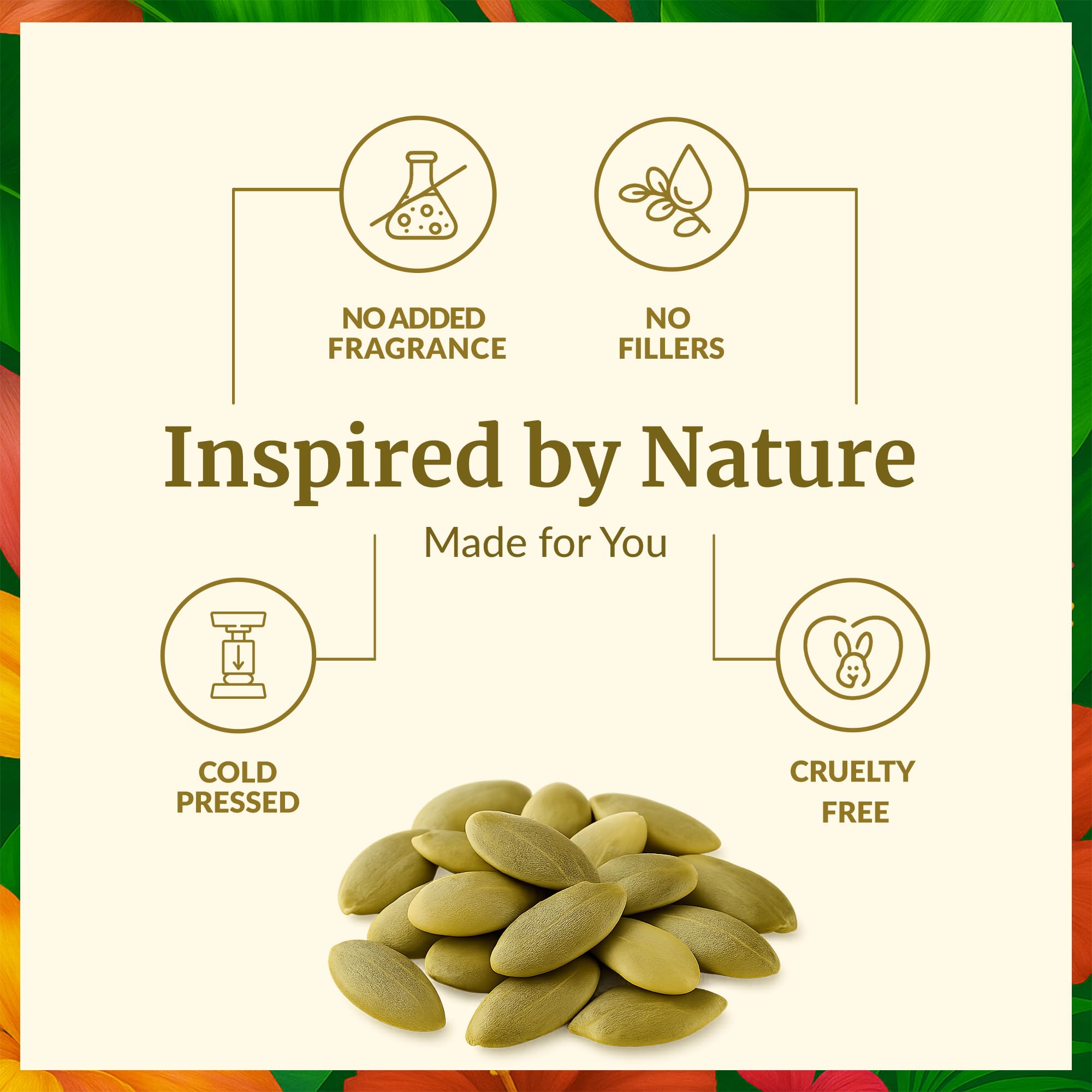 SVA Pumpkin Seed Oil Organic - 2 Fl Oz | 100% Natural Cold-Pressed Carrier Oil for Face, Skin & Hair Care