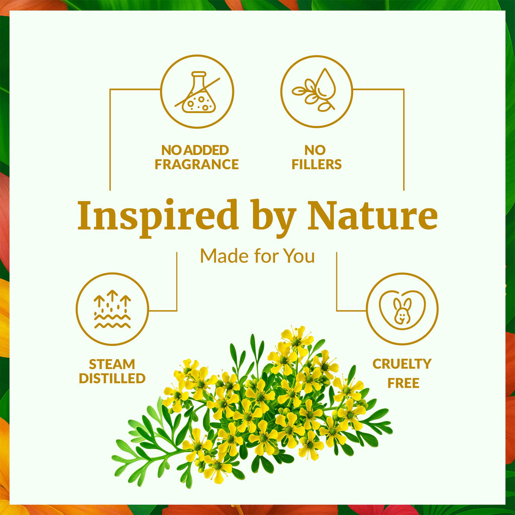 SVA Rue Essential Oil 1oz – 100% Natural Rue Oil for Diffuser, Face & Skin Care, Hair Care, Aromatherapy, Massage | Dropper