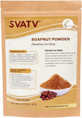 SVATV Soapnut Powder (Reetha) - Natural Hair Care | Sapindus Mukorossi | 227g / 8oz