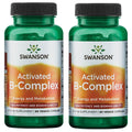 Swanson Activated B-Complex - High Potency & Bioavailability (60 Veggie Capsules) 2 Pack