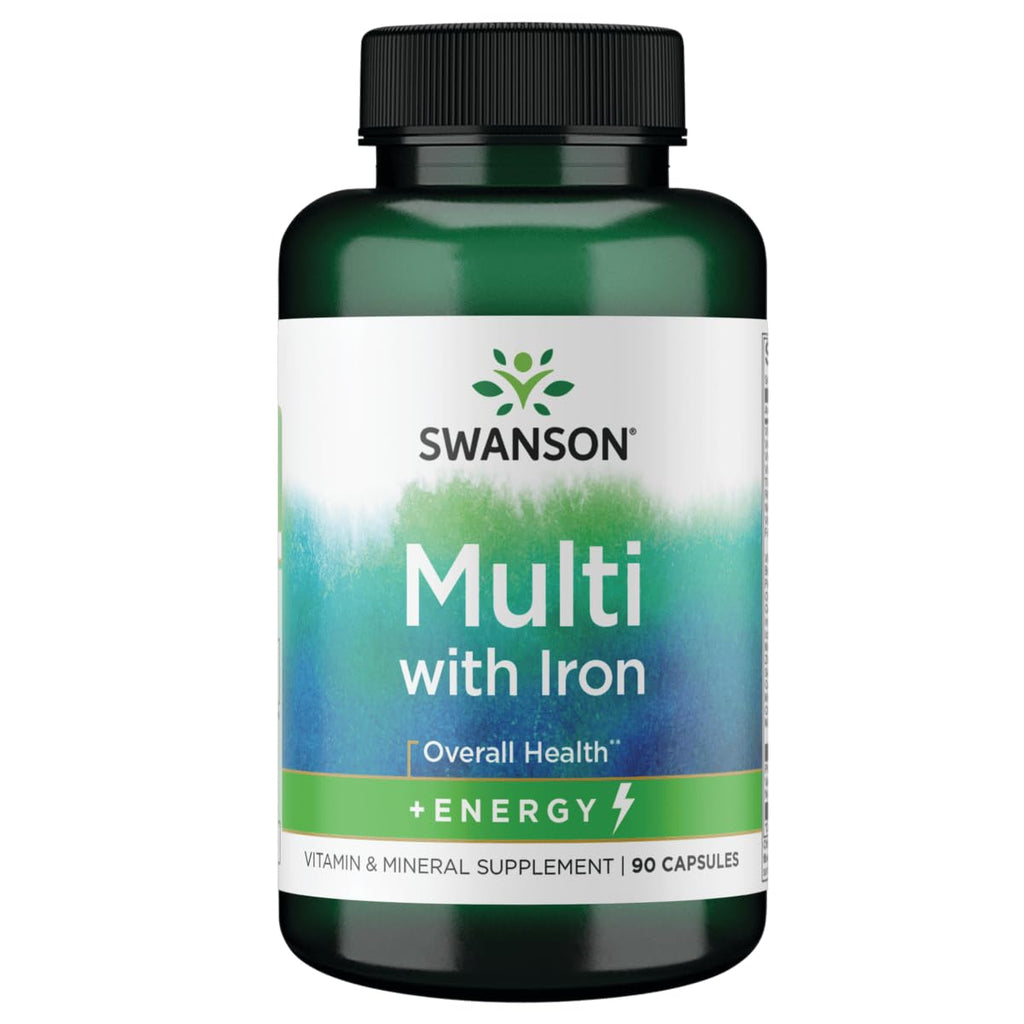 Swanson Active One Multivitamin with Iron - 90 Capsules
