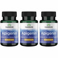 Swanson Apigenin-Bioflavonoid Supplement – Sleep, Prostate & Nerve Support – 90 Caps, 50 mg Each (3 Pack)